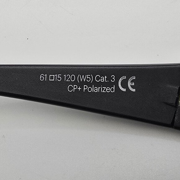 Smith Challis Matte Black Frame ChromaPop+ Polarized Blue Mirror Lens Sunglasses - Picture 7 of 14